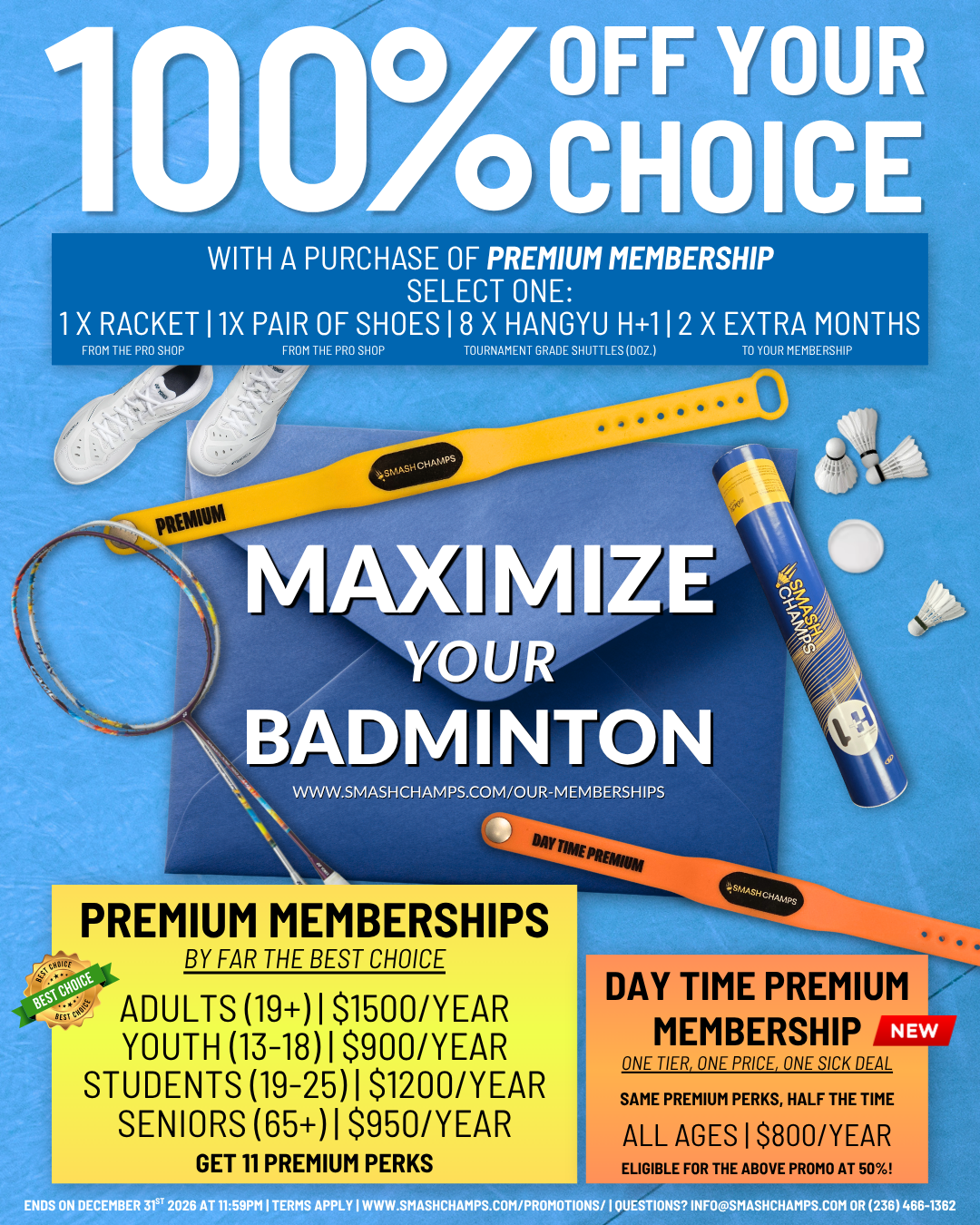 Ad – MAXIMIZE YOUR BADMINTON