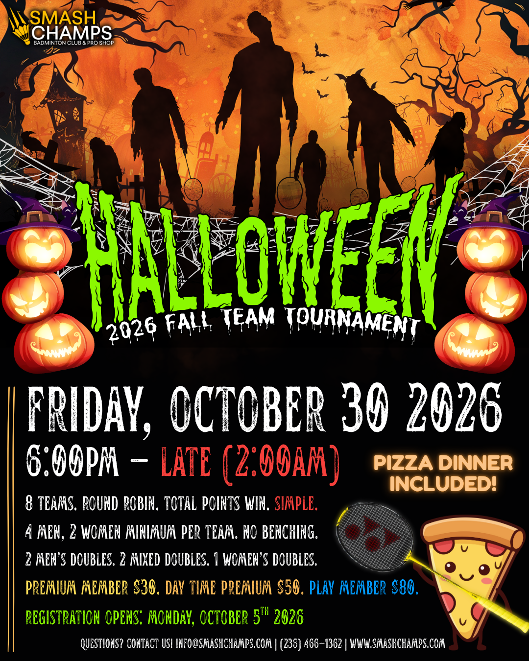Ad – Halloween FALL Team Tournament 2026